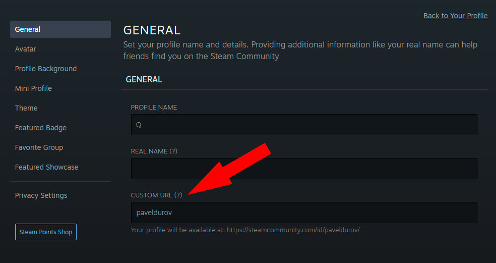 Steam Profile ID or Steamcommunity ID